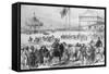Proclamation Ceremonies for Queen Victoria-null-Framed Stretched Canvas