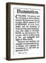 Proclamation of Illuminations Commemorating the Surrender of General Cornwallis, 1781-null-Framed Giclee Print