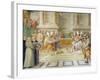 Proclamation of the Council of Trent in 1546 to Reform the Christian Discipline-Taddeo and Federico Zuccaro-Framed Giclee Print