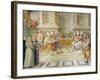 Proclamation of the Council of Trent in 1546 to Reform the Christian Discipline-Taddeo and Federico Zuccaro-Framed Giclee Print