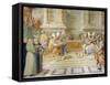 Proclamation of the Council of Trent in 1546 to Reform the Christian Discipline-Taddeo and Federico Zuccaro-Framed Stretched Canvas