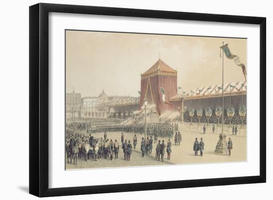 Proclamation of the Republic, 12th November 1848-Jules Gaildrau-Framed Giclee Print