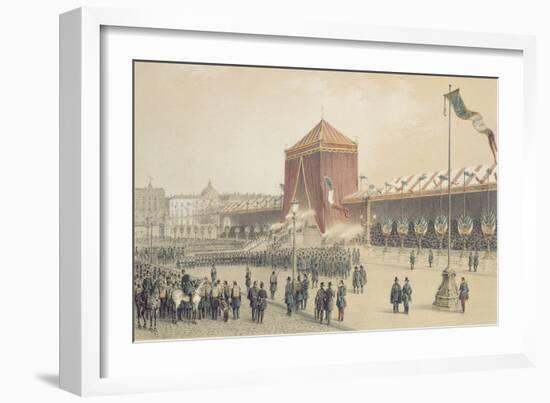 Proclamation of the Republic, 12th November 1848-Jules Gaildrau-Framed Giclee Print