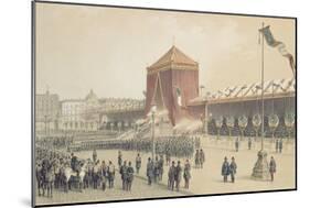 Proclamation of the Republic, 12th November 1848-Jules Gaildrau-Mounted Giclee Print
