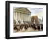 Proclamation of Third Republic in Paris, September 4, 1870, France-null-Framed Giclee Print