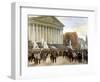 Proclamation of Third Republic in Paris, September 4, 1870, France-null-Framed Giclee Print