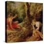 Procris and Cephalos (Ovid, Metamorphoses)-Peter Paul Rubens-Stretched Canvas