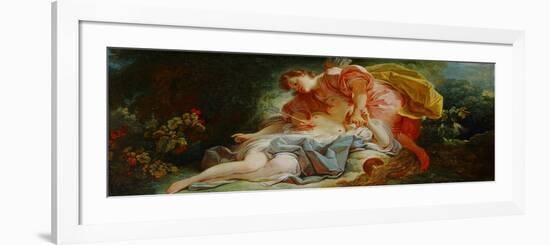 Procris and Cephalos-Jean-Honoré Fragonard-Framed Giclee Print