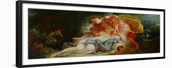 Procris and Cephalos-Jean-Honoré Fragonard-Framed Giclee Print