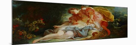 Procris and Cephalos-Jean-Honoré Fragonard-Mounted Giclee Print