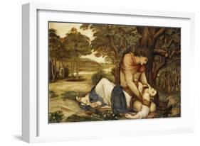 Procris and Cephalus-John Roddam Spencer Stanhope-Framed Giclee Print