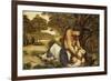 Procris and Cephalus-John Roddam Spencer Stanhope-Framed Giclee Print