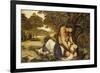 Procris and Cephalus-John Roddam Spencer Stanhope-Framed Giclee Print