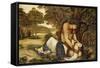 Procris and Cephalus-John Roddam Spencer Stanhope-Framed Stretched Canvas