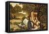 Procris and Cephalus-John Roddam Spencer Stanhope-Framed Stretched Canvas