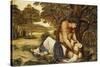 Procris and Cephalus-John Roddam Spencer Stanhope-Stretched Canvas