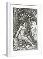 Procris Killed by Cephalus, 1539-Georg Pencz-Framed Giclee Print