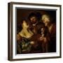 Procuress-Dirck van Baburen-Framed Art Print