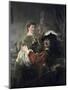 Prodigal Son in the Tavern (Rembrandt and Saskia)-Rembrandt van Rijn-Mounted Giclee Print
