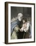 Prodigal Son Returns Home and Asks His Father's Forgiveness, a Parable in the Biblical Book of Luke-null-Framed Giclee Print