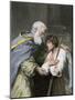 Prodigal Son Returns Home and Asks His Father's Forgiveness, a Parable in the Biblical Book of Luke-null-Mounted Giclee Print