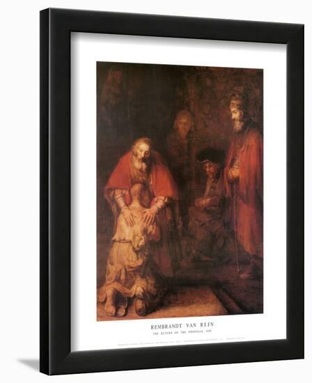 Prodigal Son-Rembrandt van Rijn-Framed Art Print