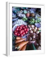 Produce for Sale in a Market in Hoi An, Vietnam-David H. Wells-Framed Photographic Print