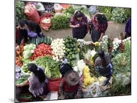 Produce Market, Chichicastenango, Guatemala, Central America-Wendy Connett-Mounted Photographic Print