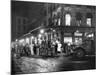 Produce Market on Washington Street at Night NYC Photo - New York, NY-Lantern Press-Mounted Art Print