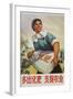 Produce More Fertilizer for Agriculture, Chinese Cultural Revolution-null-Framed Giclee Print