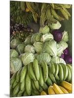 Produce Stall at the Saturday Market, San Ignacio, Belize-William Sutton-Mounted Photographic Print