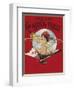 Product Label Depicting a Cherub Playing a Trombone-null-Framed Giclee Print