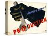 Production, America's Answer!-null-Stretched Canvas