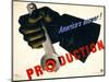 Production, America's Answer!-null-Mounted Giclee Print