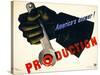 Production, America's Answer!-null-Stretched Canvas