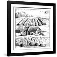 Production of Saltpetre (Nitre, Potassium Nitrate, or Kn0), 1683-null-Framed Giclee Print