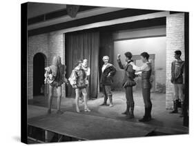 Production of Shakespeares Twelfth Night, Worksop College, Derbyshire, 1960-Michael Walters-Stretched Canvas