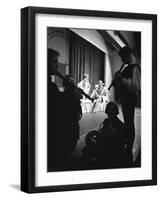 Production of Shakespeares Twelfth Night, Worksop College, Derbyshire, 1960-Michael Walters-Framed Photographic Print