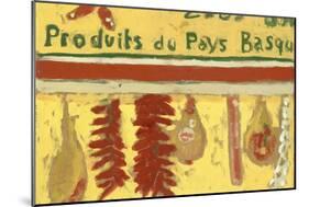 Produits Du Pays Basque, 2001-Delphine D. Garcia-Mounted Giclee Print