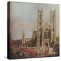 Proession of the Order of the Bath, 1749, (1929)-Canaletto-Stretched Canvas