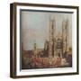 Proession of the Order of the Bath, 1749, (1929)-Canaletto-Framed Giclee Print