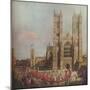 Proession of the Order of the Bath, 1749, (1929)-Canaletto-Mounted Giclee Print