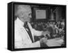 Prof. Alexander Fleming Working in Laboratory-null-Framed Stretched Canvas