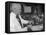 Prof. Alexander Fleming Working in Laboratory-null-Framed Stretched Canvas