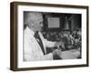 Prof. Alexander Fleming Working in Laboratory-null-Framed Photographic Print