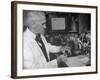 Prof. Alexander Fleming Working in Laboratory-null-Framed Photographic Print