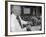 Prof. Alexander Fleming Working in Laboratory-null-Framed Photographic Print