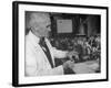 Prof. Alexander Fleming Working in Laboratory-null-Framed Photographic Print