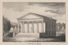 Goethean Society Hall, Marshall College, Mercersberg, Pa, 1830-Prof. Budd-Giclee Print