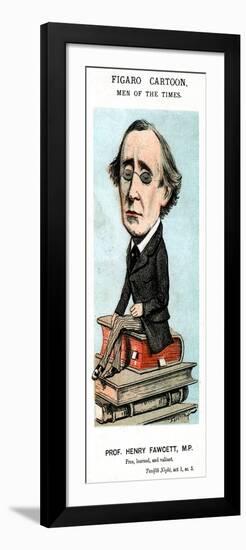 Prof Henry Fawcett, Mp, C19th Century-null-Framed Giclee Print